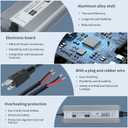 LED Power Supply 24V 400W IP67 Waterproof LED Driver 100-240V AC to 24V DC 16.67A Low Voltage Transformer Converter Power Adapter for Indoor Outdoor Any 24V LED Lights