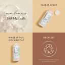 The Honest Company Foaming Bubble Bath Gentle for Baby, Naturally Derived, Tear-free, Hypoallergenic, Fragrance Free, Sensitive, 12 fl oz