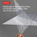 BAIJIALI 4x6 Picture Frame Distressed Farmhouse Wood Pattern Set of 4,Display 3.5x5 with Mat or 4x6 Without Mat,Multicolour