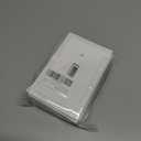 1-Gang Modern Edge Decorative Wall Plate Cover Switch Outlet Single Toggle Electrical Faceplate for Light Switches, Smart Switch, GFC, ReceptacleI, Dimmers, USB Outlet (10 Pack, Single Toggle)