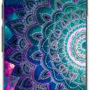 Beaucov Case for Pixel 9a,Mandala Flower Space Drop Protection Shockproof Case TPU Full Body Protective Scratch-Resistant Cover for Google Pixel 9a