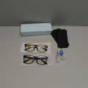 livho High Tech Blue Light Glasses - Advanced Blue Light Blocking Computer Glasses - Screen Fatigue & UV Protection (*B8 Matte Black+tortoise)