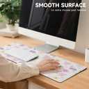 AUPET Leather Desk Pad Blotter Mat, Large Mouse Pad, Non-Slip Waterproof Desk Writing Pad Protector, Desk Decor for OfficeHomeGaming (Blossom, 35.4X15.7 inch)