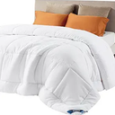 Bedsure Comforter Duvet Insert - Quilted Comforters King Size, All Season Duvet, Down Alternative Bedding, with 8 Tabs, Gifts for Women/Men, White, King 90 x 102 Inches