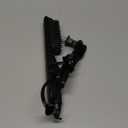 Heated Ionic Hair Straightening Brush for Men - 5 Temperature Settings, Anti-Scald, Beard Shaper & Travel Bag Black