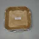 Air Fryer Paper Liners Square 100PCS  Non-Stick, Grease-Resistant, Food Grade Parchment Paper for Air Fryers, Ovens & Microwaves, Heat Resistant up to 450F