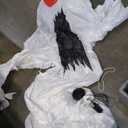 1PCS 12FT Giant Halloween Inflatables Decoration Ghost with 3-Colored Flame Rotation LED Light Spooky Halloween Decorations Outdoor Blow Up Yard Decoration for Home Lawn Holiday Party