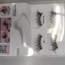 KISS imPRESS Strip Lash Kit Multipack Kit Pre-Glued Strip Lashes Kit, Classic Wispy, Black, 2 Pairs False Eyelashes