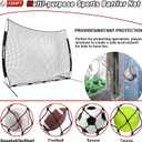 Sports Barrier Net,Sports Net,Barricade Backstop Net,Perfect for Baseball,Softball,Soccer, Basketball,Lacrosse, 12x9ft