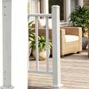 2.8 in. x 2.8 in. x 39 in Railing Post with Screws