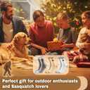 6 Pairs Cute Goose Bigfoot Embroidered Sock Gifts Women Novelty Funny Animal Crew Sock for Men Women Friends (One Size)