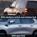 15883323 Front Driver Side Door Lock and Power Window Switch with Black Bezel Cover for Chevy Avalanche Silverado Suburban Tahoe Cadillac Escalade GMC Yukon Sierra Yukon XL 2003-2008 901-075