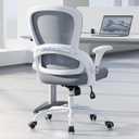 TRALT Ergonomic Office Chair - Comfy Desk Chair with Back Support, Home Office Desk Chairs, Computer Chair, 330lbs Wide Seat Big and Tall Office Chair for Executives (Grey), 25x23x50 inches