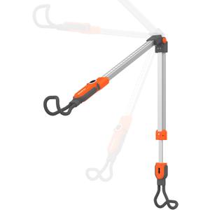 2300 Lumen Underhood Work Light Rechargeable - Foldable LED Mechanic Light Bar with 3 Brightness Levels, 6000mAh Battery Power Bank, IP65 Waterproof, Telescoping Hooks for Car Repair Garage