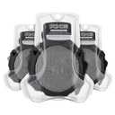 AXE Modern Shower Tool Skin Cleanser for Smoother Skin Detailer Exfoliates and Gently Cleanses One Size 3 Count, Black