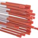 72" Driveway Markers, Snow Stakes, Plow Stakes, Orange Reflective Fiberglass 6FT 5/16-Inch Dia Pack of 25