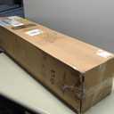 Oversized Folding Low Rocking Camping Chair with Footrest Removable Pillow Portable Outdoor Rocker Padded High Back Ergonomic Armrests for Patio Garden Lawn (Black/Grey)