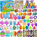 157 Pack Party Favors for Kids 8-12 4-8, Classroom Prizes, Birthday Gifts, Fidget Toys Bulk, Treasure Box Toys for Classroom, Easter Egg Fillers, Pinata Filler, Goodie Bags Stuffers for Kids