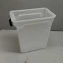 IRIS USA Dog Food Storage Container, Airtight Lid, 2-Cup Scoop, Up to 13 Pounds Pet Food Storage, Versatile Pet Food Bin, Treats, BPA Free, Dark Gray