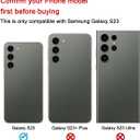 Rear Back Glass Replacement for Samsung Galaxy S23 with Reparing Toolkit and Manual (Green)