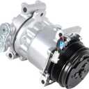 Air Conditioning Compressor A/C Clutch for 1996-2005 Chevy Blazer Express 1500 2500 3500 S10 4.3 5 5.7 6.5 7.4, for 96-04 GMC Jimmy Savana 1500 2500 3500 Sonoma, for Isuzu Hombre & Oldsmobile Bravada