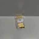 3 x COMOK 8 Pcs 1.5 Inch Butt Hinges Mini Solid Brass Hinges Cabinet Drawer Folding Butt Hinges for Cabinet Drawer Wooden Jewelry Box