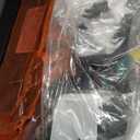 Huuger Computer Desk, 55 Inch Home Office Desk, Gaming Writing Work from Home Study Desk, Large Legroom, Sturdy Metal Frame, Modern Simple, Black