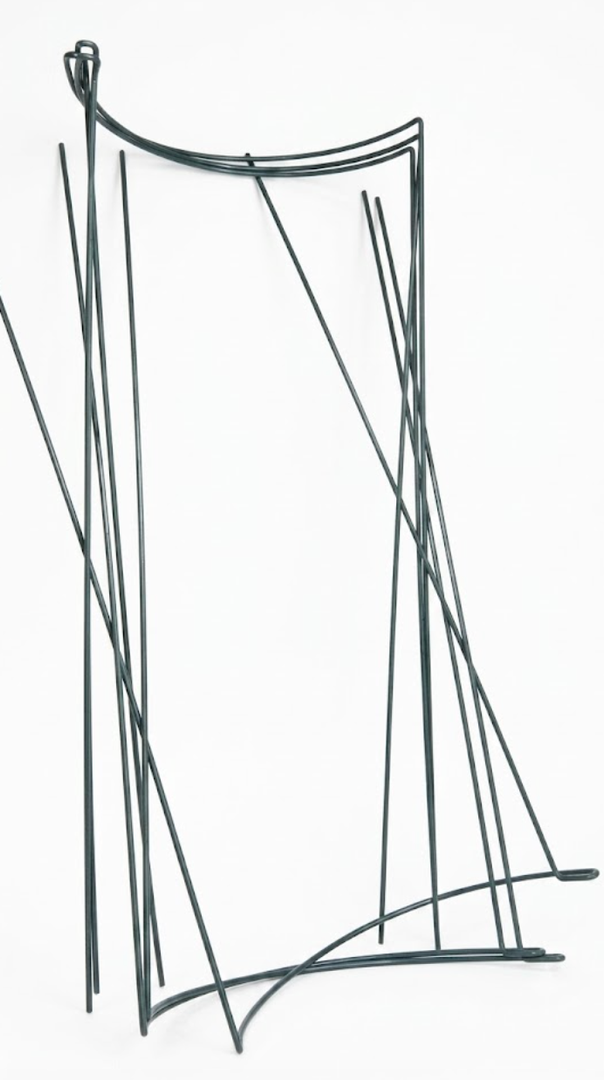 Metal Fence Post, Heavy Duty Garden Fence Post for Wire Fence, Fence Posts No Dig U Post for Lawn, Garden, Farm