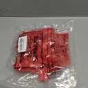 VitalCozy 10 ft Christmas Velvet Bow Garland Pre-Strung Bow Garland Banner with 13 Pcs 7 x 7 Inches Bows Reusable Vintage Velvet Bow Decoration for Xmas Tree Fireplace Staircase(Red)