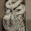 Mkono Macrame Plant Hangers, 3 Different Sizes Indoor Hanging Planters Basket Decorative Flower Pots Holder Stand Boho Home Decor, Brown