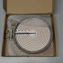 WB30T10045 WPW10242957 Range Radiant Surface Element Burner 8" 2000watt Fits for GE Stove, Replaces WB30T10007 WB30T10132 WB30T10128 WB30K5031 W10823708 WP74007839 10.59111.042 / 205C2307P003 Etc.