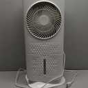 Portable Evaporative Air Cooler, 3-IN-1 Windowless & Ventless Portable Air Conditioners, 3 Speeds 3 Modes, Evaporative Fan Cooler with Remote, 4 Ice Packs, 12H Timer, 1.5 Gal Water Tank