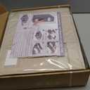 6Pack Sheet Organizers and Storage - King/Queen Size Sheet Storage Organizer with Window, Foldable & Dustproof Sheet Organizer for Linen Closet for Summer Blankets & Sheet Sets,Beige