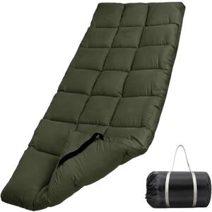 Tuphen Cot Mattress Pad-Cot Pads for Camping, Cot Mattress Topper, Camping Mattress Sleeping Pad 75"x30" Soft Lightweight Quilted Pads for Camp Cot/RV Bunk/Narrow Twin Beds