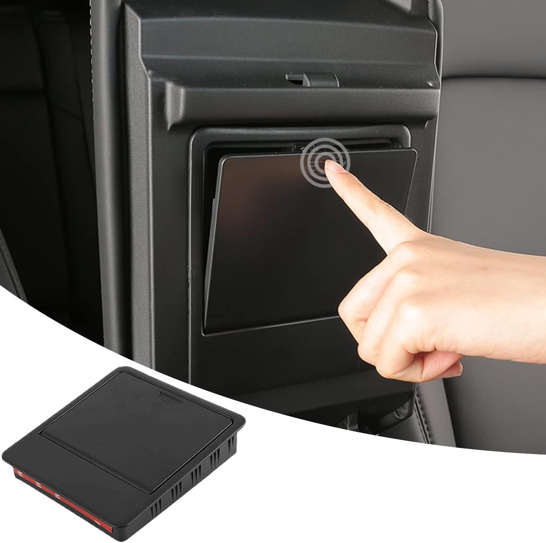 Armrest Hidden Storage Box for Tesla Model Y (2020-2024) & Model 3 (2016-2023), Center Console Armrest Secret Compartment, Not for Model Y Juniper(2025/26) & Model 3 Highland (2024/25/26)