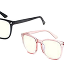 Women's Reading Glasses Blue Light Blocking Computer Readers +0.50 for Women Blue Ray Cheaters 2 Pack Anti Glare Reduce Eyestrain Protect Eyes (2 Mix Color)