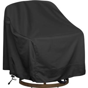 Outdoor Swivel Lounge Chair Cover 1 Pack, Fits to (39" W X 37" D X 38" H) Lawn Patio Chairs, Waterproof for Furniture Covers