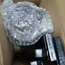 Stright 360 Degree Rotating Christmas Tree Stand, Revolving Artificial Tree Base for Tree Up to 7.5FT, Spinning Christmas Tree Stand with 2 Settings Trunk Diameter and One Built-in Electrical Outlet