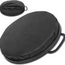 WarBull 5 Gallon Bucket Seat, 360-Degree Swivel Seat Foam Cushion Bucket Seat Lid with Waterproof Cover for Dove Duck Hunting, Fishing, Baseball, Gardening and Camping (Black)