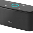 DOSS SoundBox Touch Wireless Bluetooth Speaker-12W HD Sound with Rich Bass, IPX5 Waterproof, 20H Playtime, Handsfree, for Gatherings, Home, Office, Outdoor, Travel-Blue