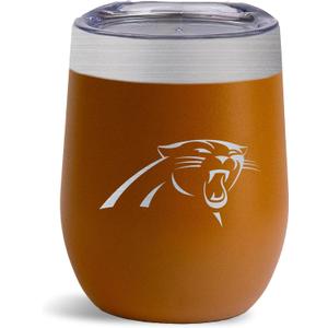 The Memory Company Officially Licensed NFL Game Day Tumbler 40oz Rhinestone-Embellished Game Day Tumbler - Stainless Steel Sports Water Bottle with Lid & Straw, Vacuum Insulated, Hot & Cold Drinks