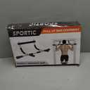 Pull Up Bar for Doorway, Upgrade Chin up Bar for Doorway Without Screws, Portable Strength Training Door Frame Pull-up Bars, Door Workout Bar with Foam Grips for Home (Silver)