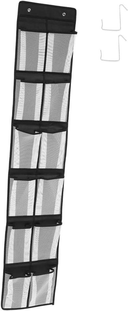 Jewelry Storage Pouch Door Hanging Bag for Necklaces Rings Accessories Dustproof Organizer for Closet Bedroom Use