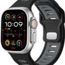Odbeai Sport Band Compatible with Apple Watch Ultra 2 3/Ultra Band,Compatible with Apple Watch Bands for Men 49mm 46mm 45mm 44mm 42mm,Waterproof Silicone Strap for iWatch Bands All Series SE 11 10 9-1