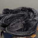 Bedsure Electric Blanket Queen Size - Dual Control Heated Blanket Queen, Fast Heating with 10 Time Settings & 10 Heat Settings, Warm Gift for Grandma (84x90 inches, Dark Grey)