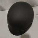 GLX M14 Open Face Motorcycle Helmet - Matte Black, Medium - DOT Approved (Black)
