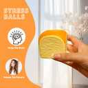 Squeeze Bread ToySlow Rising SquishySquishy Dumpling Stress BallsPU Materia Fidget Toy for Office or Party Favor