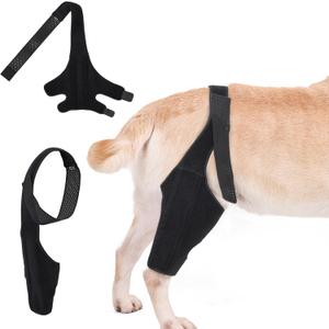 Dog Knee Brace with Adjustable Supportfor ACL & CCL Tears, Patellar Dislocations, Arthritis - Protects Joints for Return to Walking, Provides Extra Support, Reduces Pain and Inflammation, Medium