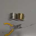 Mudder 2 Rolls Wire for Jewelry Making and Pliers Silver Craft Tarnish Resistant Jewelry Beading Wire for DIY Craft Making Supplies (Gold,Silver,20 Gauge)