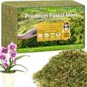 Legigo 2.6LBS Sphagnum Moss for Plants, 50QT Natural Orchid Moss Potting Mix Dired, Green Forest Plant Moss for Orchid Repotting Carnivorous Succulents Indoor Potted Plants Gardening and Reptiles